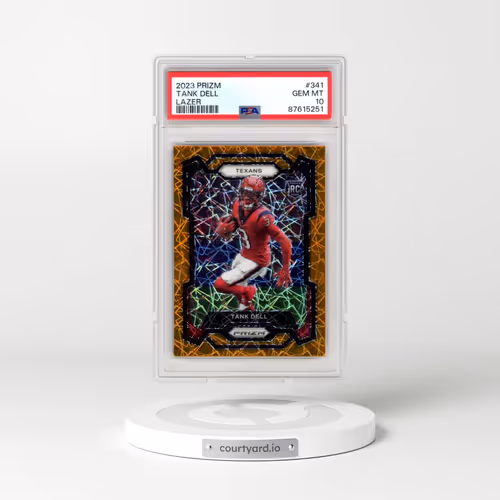2023 Panini Prizm #341 Tank Dell - Lazer Prizm (PSA 10 GEM MINT)