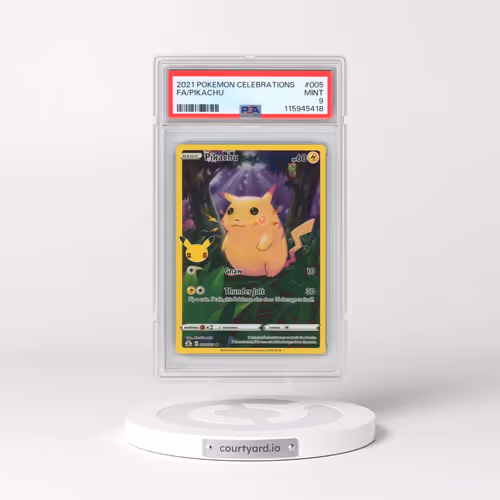2021 Pokémon Celebrations #005 Pikachu - Full Art (PSA 9 MINT)