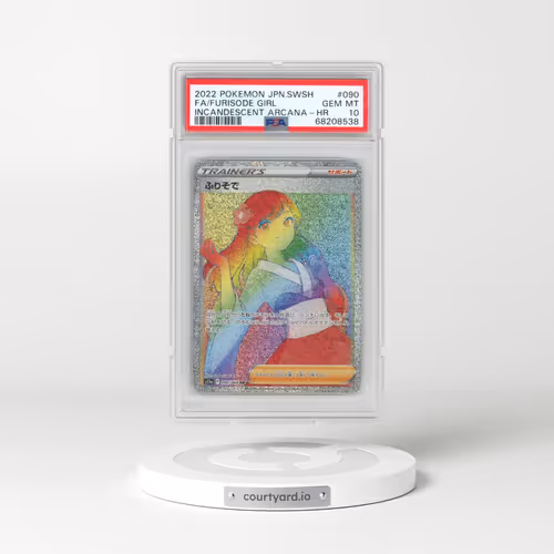 2022 Pokémon Sword & Shield Incandescent Arcana #090 Furisode Girl - Full Art Hyper Rare (PSA 10 GEM MINT)