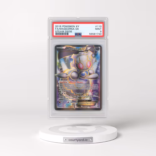 2016 Pokémon XY Steam Siege #110 Magearna EX - Holo Full Art (PSA 9 MINT)