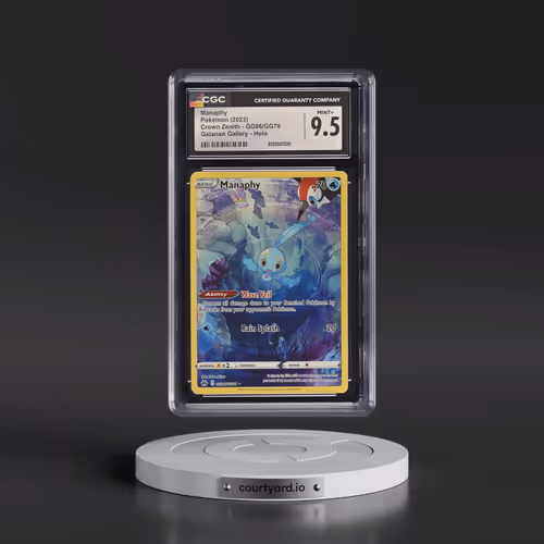 2023 Crown Zenith #GG06/GG70 Manaphy - Galarian Gallery Holo (CGC 9.5 MINT+)