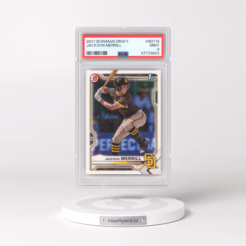 2021 Bowman Draft #BD119 Jackson Merrill (PSA 9 MINT)