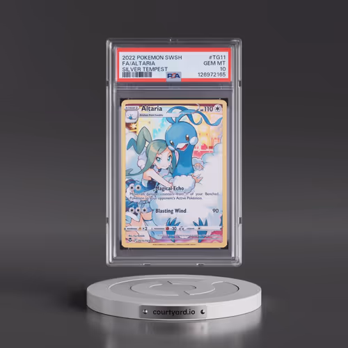2022 Pokémon Sword & Shield Silver Tempest #TG11 Altaria - Full Art (PSA 10 GEM MINT)