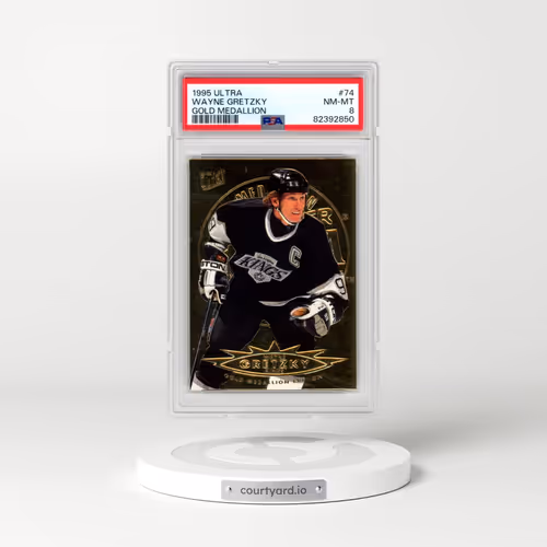 1995 Ultra #74 Wayne Gretzky - Gold Medallion (PSA 8 NM-MT)