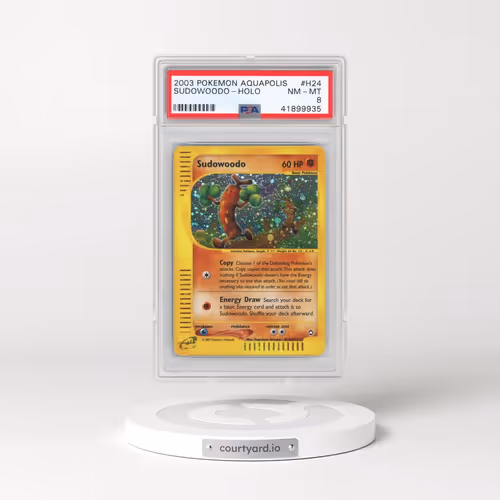 2003 Pokémon Aquapolis #H24 Sudowoodo - Holo (PSA 8 NM-MT)