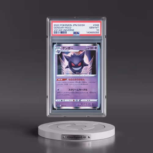 2022 Pokémon Sword & Shield Vstar Universe #048 Gengar - Holo (PSA 10 GEM MINT)
