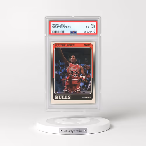 1988 Fleer #20 Scottie Pippen (PSA 6 EX-MT)