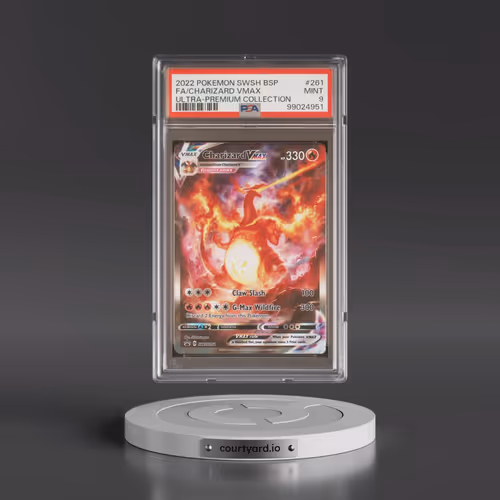 2022 Pokémon Swsh Black Star Promo #261 Charizard Vmax - Full Art Sword & Shield Ultra-Premium Colle