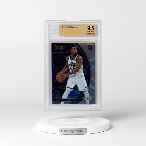 2017 Panini Select #11 Donovan Mitchell (BGS 9.5 GEM MINT)