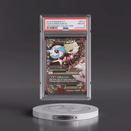 2016 Pokémon XY Generations Radiant Collection #RC31 M Gardevoir EX - Holo Full Art (PSA 8 NM-MT)
