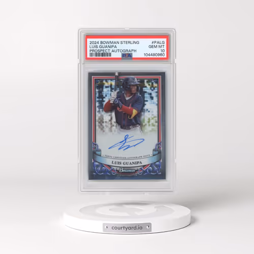 2024 Bowman Sterling Prospect Autographs #PALG Luis Guanipa (PSA 10 GEM MINT)