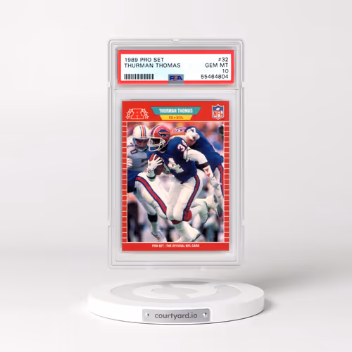 1989 Pro Set #32 Thurman Thomas (PSA 10 GEM MINT)
