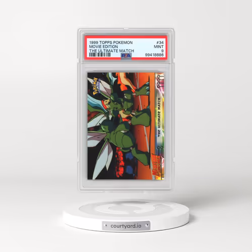 1999 Topps Pokémon the Movie Edt #34 Movie Edition - The Ultimate Match (PSA 9 MINT)