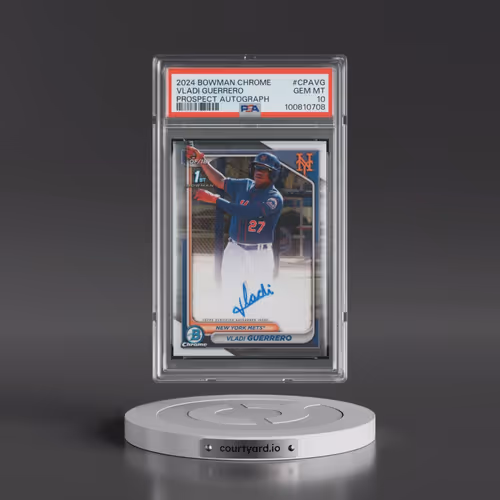 2024 Bowman Chrome Prospect Autographs #CPAVG Vladi Guerrero (PSA 10 GEM MINT)