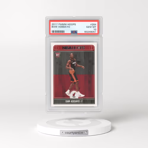 2017 Panini Hoops #264 Bam Adebayo (PSA 10 GEM MINT)