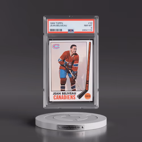 1969 Topps #10 Jean Beliveau (PSA 8 NM-MT)