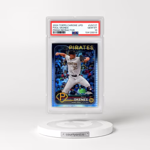 2024 Topps Chrome Update #USC27 Paul Skenes - Prism Refractor (PSA 10 GEM MINT)