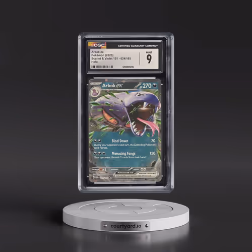 2023 Scarlet & Violet 151 - MEW EN #024/165 Arbok ex - Holo (CGC 9 MINT)