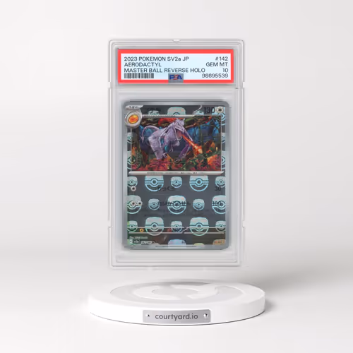 2023 Pokémon Sv2a-Pokemon 151 #142 Aerodactyl - Reverse Holo Master Ball (PSA 10 GEM MINT)