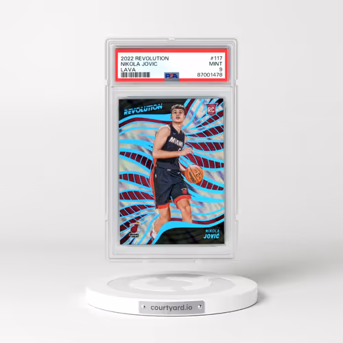 2022 Panini Revolution #117 Nikola Jovic - Lava (PSA 9 MINT)
