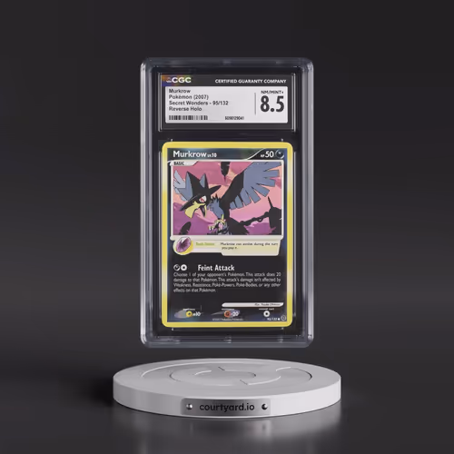 2007 Secret Wonders #95/132 Murkrow - Reverse Holo (CGC 8.5 NM-MT+)