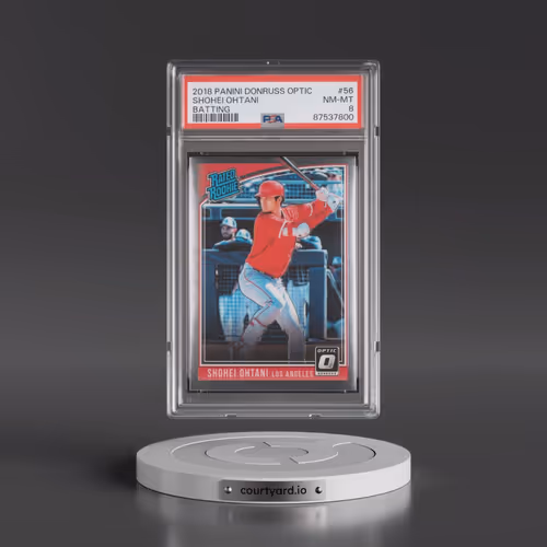 2018 Panini Donruss Optic #56 Shohei Ohtani (PSA 8 NM-MT)