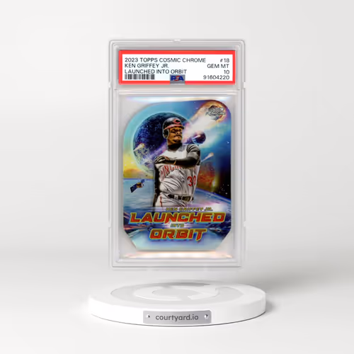 2023 Topps Cosmic Chrome Launched Into Orbit #18 Ken Griffey Jr (PSA 10 GEM MINT)