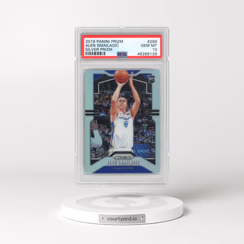 2019 Panini Prizm #299 Alen Smailagic Silver Prizm