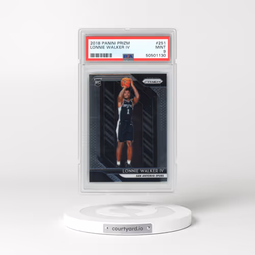 2018 Panini Prizm #251 Lonnie Walker IV (PSA 9 MINT)