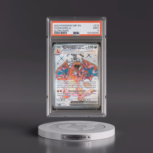 2023 Pokémon Obf EN-Obsidian Flames #215 Charizard EX - Holo Ultra Rare (PSA 9 MINT)