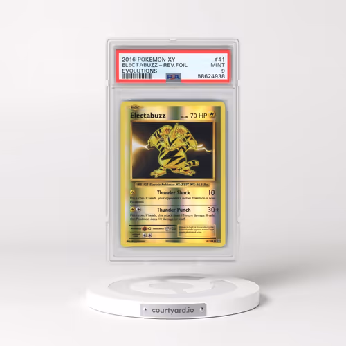 2016 Pokémon XY Evolutions #41 Electabuzz - Reverse Foil (PSA 9 MINT)