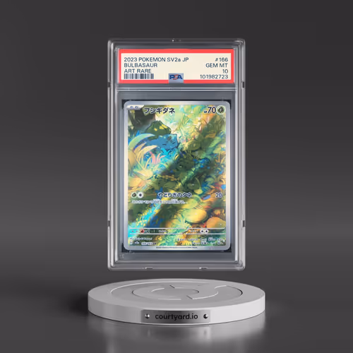 2023 Pokémon Sv2a-Pokemon 151 #166 Bulbasaur - Art Rare (PSA 10 GEM MINT)