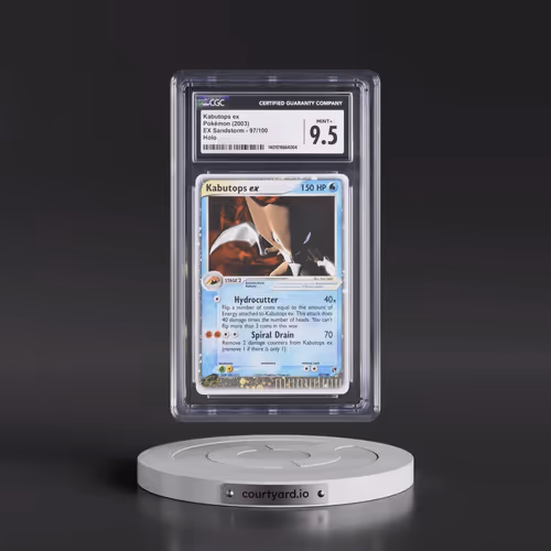2003 Pokémon EX Sandstorm #97 Kabutops EX - Holo Holo (CGC 9.5 MINT+)