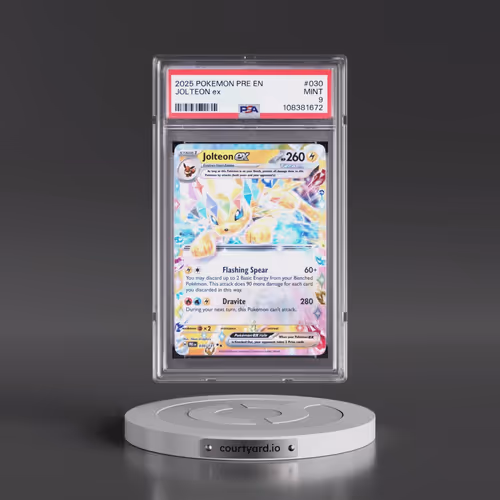 2025 Pokémon Pre EN-Prismatic Evolutions #030 Jolteon EX - Holo (PSA 9 MINT)