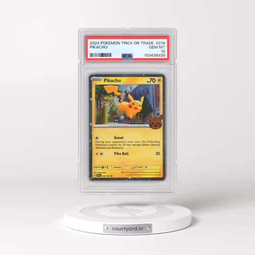 2024 Pokémon Trick or Trade #018 Pikachu (PSA 10 GEM MINT)