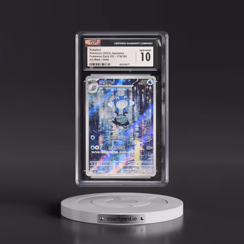2023 Pokémon Card 151 #176/165 Poliwhirl - Art Rare Holo (CGC 10 GEM MINT)