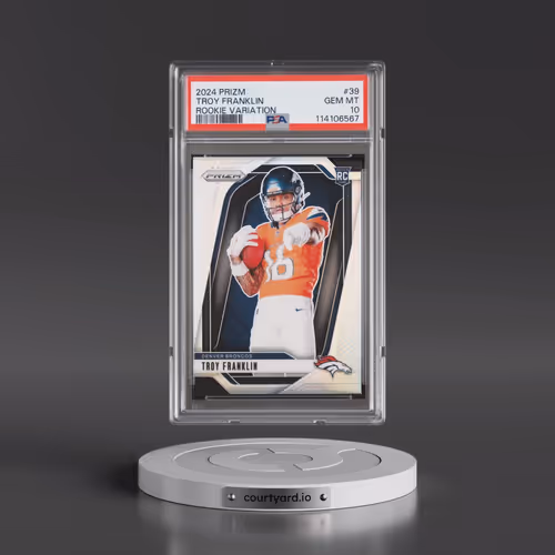 2024 Panini Prizm Rookie Variation #39 Troy Franklin (PSA 10 GEM MINT)