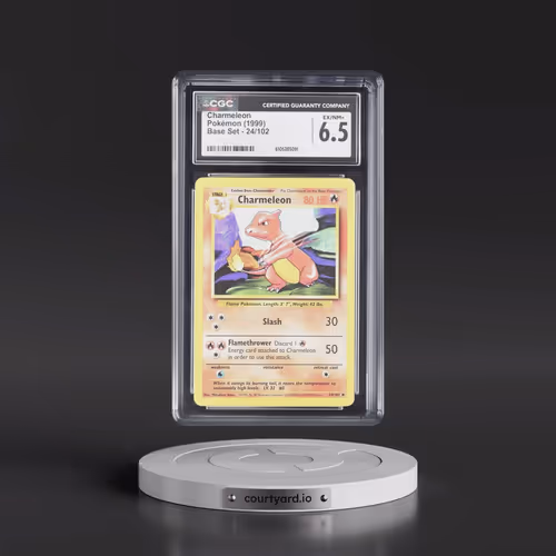 1999 Base Set #24/102 Charmeleon (CGC 6.5 EX-NM+)