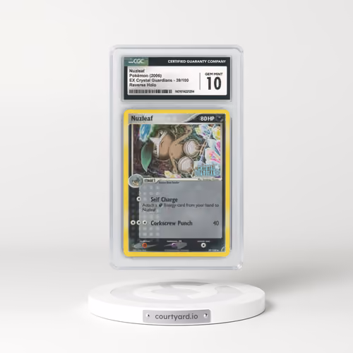 2006 EX Crystal Guardians #39 Nuzleaf - Holo (CGC 10 GEM MINT)
