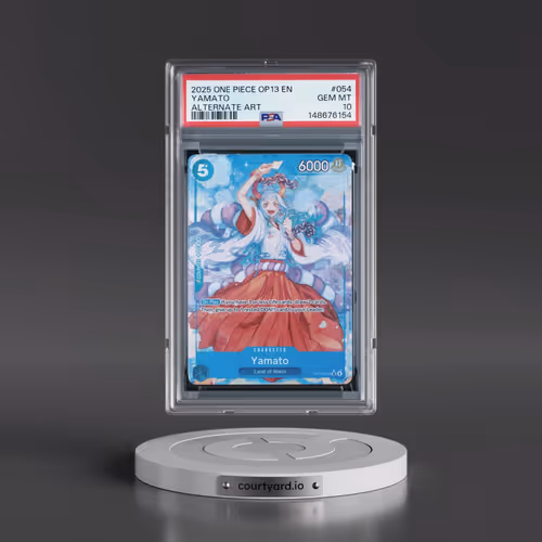 2025 One Piece OP13-Carrying on His Will #054 Yamato - Alternate Art (PSA 10 GEM MINT)