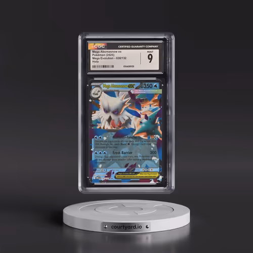 2025 Mega Evolution - MEG EN #036/132 Mega Abomasnow ex - Holo (CGC 9 MINT)