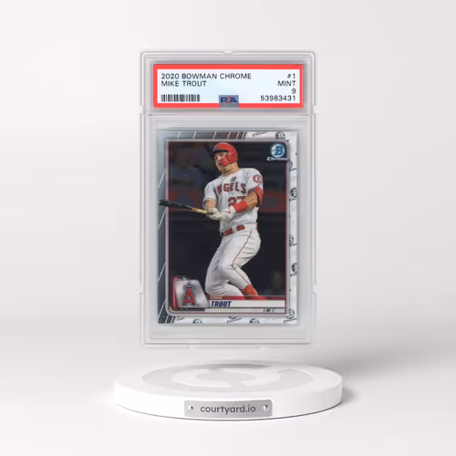 2020 Bowman Chrome #1 Mike Trout (PSA 9 MINT)