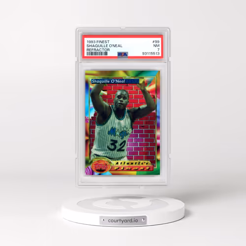 1993 Finest #99 Shaquille O'Neal - Refractor (PSA 7 NM)