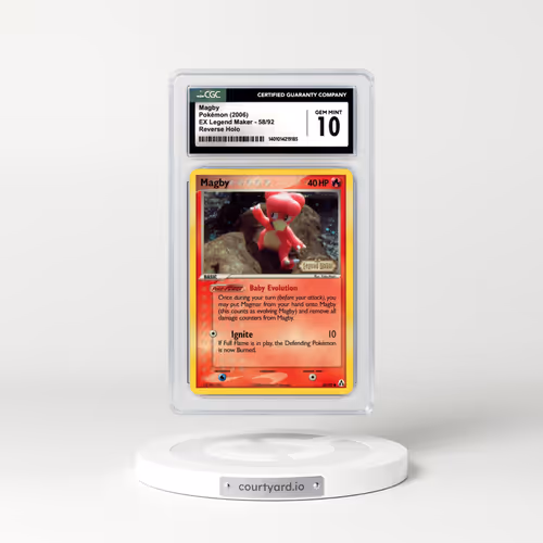 2006 EX Legend Maker #58 Magby - Holo (CGC 10 GEM MINT)