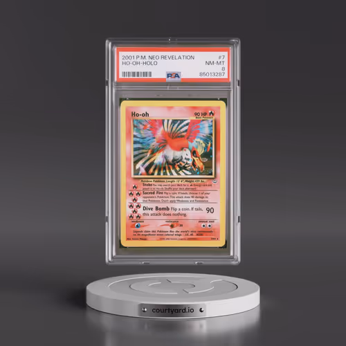2001 Pokémon Neo Revelation #7 HO-Oh - Holo (PSA 8 NM-MT)