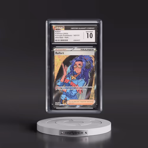 2025 Prismatic Evolutions - PRE EN #142/131 Raifort - Ultra Rare Holo (CGC 10 GEM MINT)