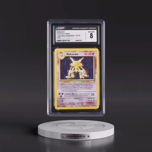 2002 Legendary Collection #1/110 Alakazam - Holo (CGC 8 NM-MT)