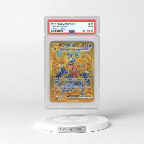 2023 Pokémon Par EN-Paradox Rift #260 Garchomp EX - Holo Hyper Rare (PSA 9 MINT)