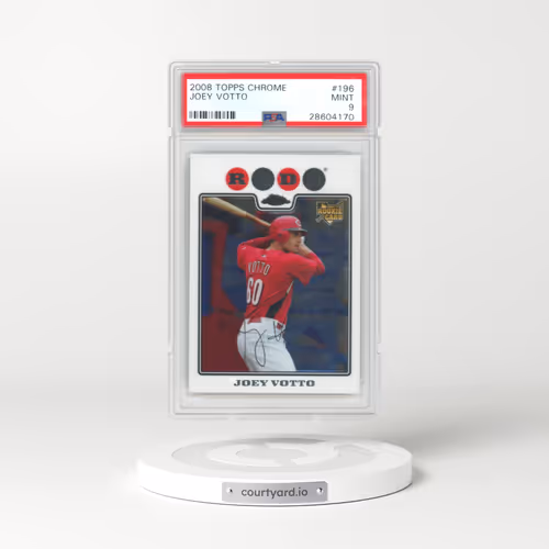 2008 Topps Chrome #196 Joey Votto (PSA 9 MINT)