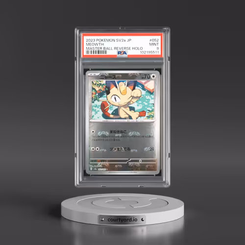2023 Pokémon Sv2a-Pokemon 151 #052 Meowth - Reverse Holo Master Ball (PSA 9 MINT)